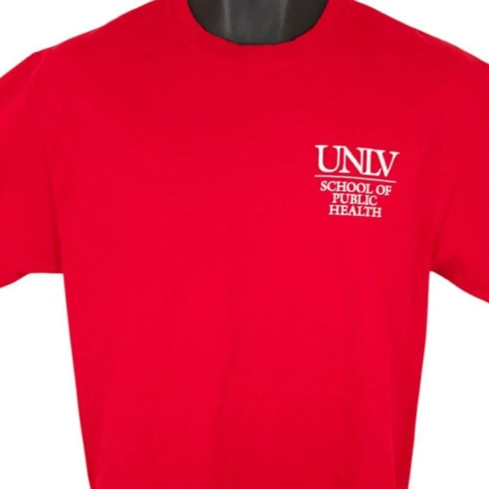 UNLV T Shirt Mens Size Medium Red School Of Public Health